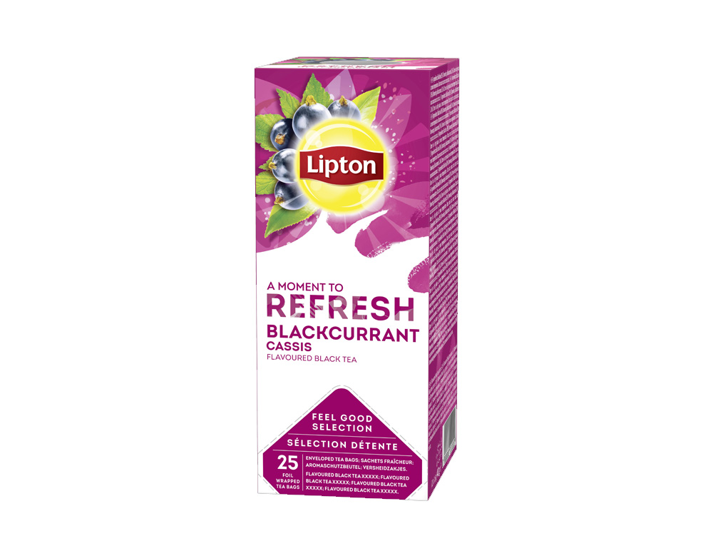 Lipton Blackcurrant 25 kopert (czarna porzeczka)
