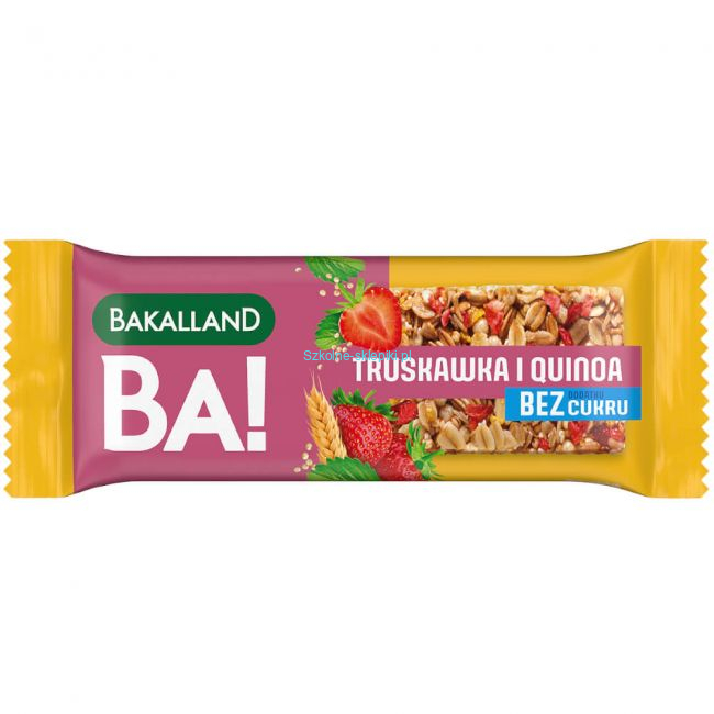 BAKALLAND Ba! baton trus-quinoa 30g ( opak. 25 szt.)