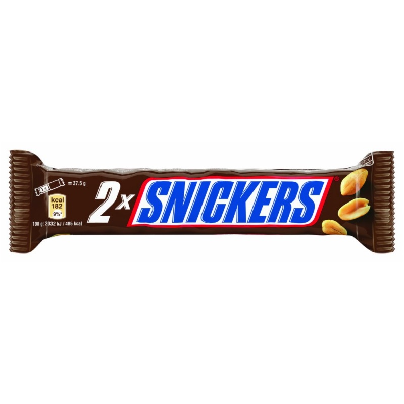 Snickers  2*pak 37.5 75g (opakowanie 24 szt.)